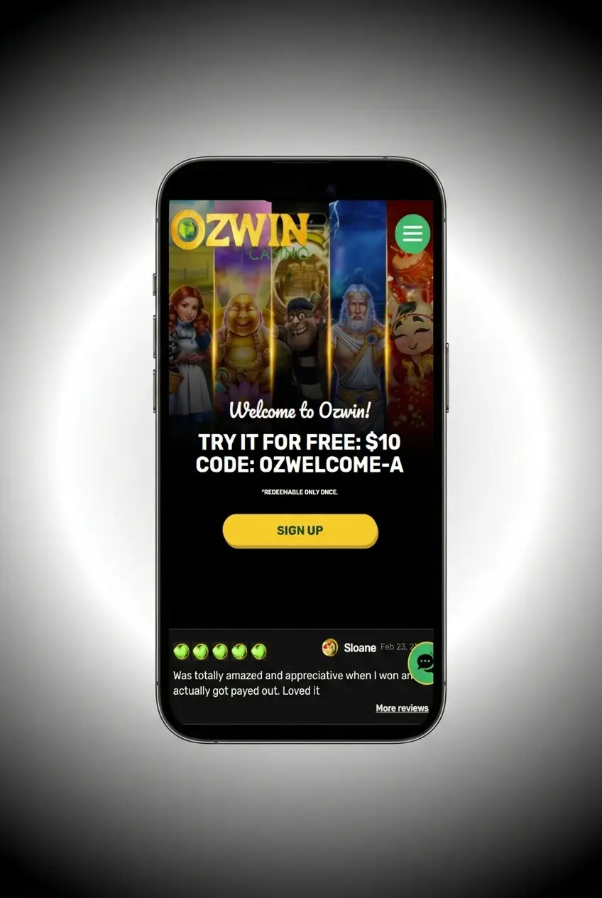 Step-by-step guide on how to start playing casino games at Ozwin including pokies, live dealer, and table games
