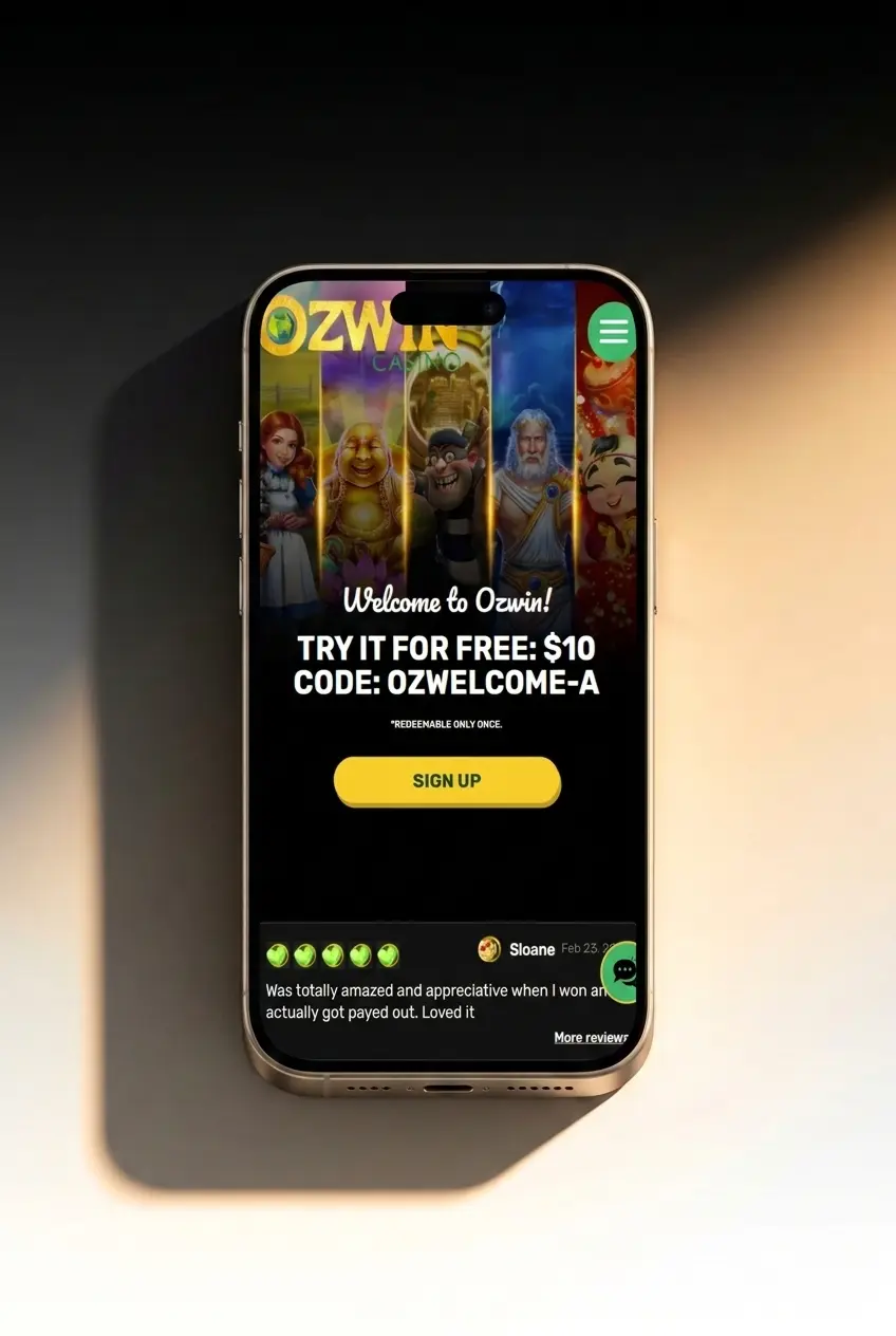 Step-by-step Ozwin casino registration process showing sign-up form fields and account creation instructions for Australian players